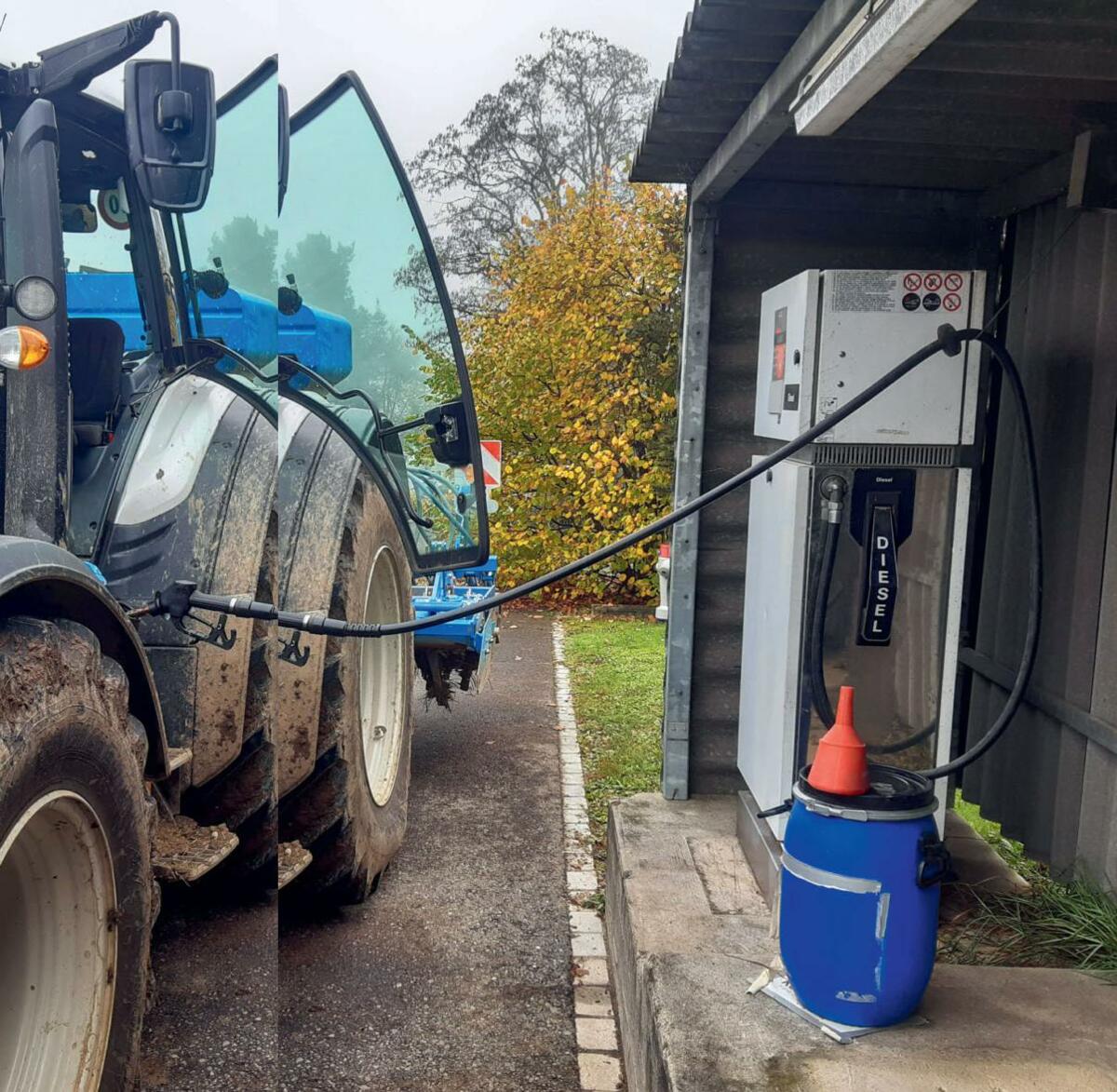 Verschiedene Massnahmen wie Fahrverhalten, Wahl des angepassten Traktors sowie Einstellung der Maschinen tragen dazu bei, den Kraftstoffverbrauch zu sen...