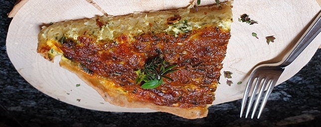 Kräuterquiche