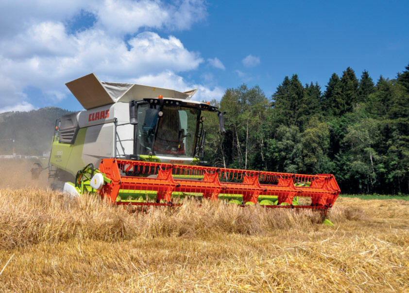 Der Claas Trion 720 Montana von Nicolas Pavillard ist mit dem Cemos Leistungsoptimierungssystem ausgestattet.